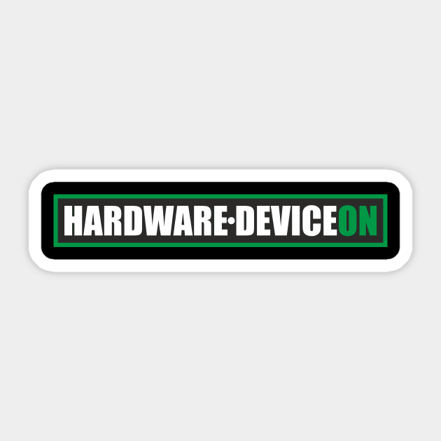 Hardware Deviceon Sticker by aceofspace